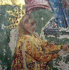 Étienne le Grand - fresque réalisée de son vivant - Église d'Humor